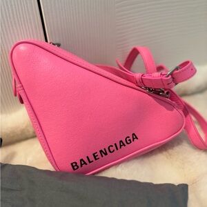Balenciaga Vibrant Pink Crossbody Bag